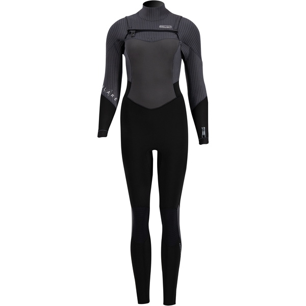 2020 Prolimit Womens Flare 5/3mm Free Zip Wetsuit 15057 - Black / Ivory